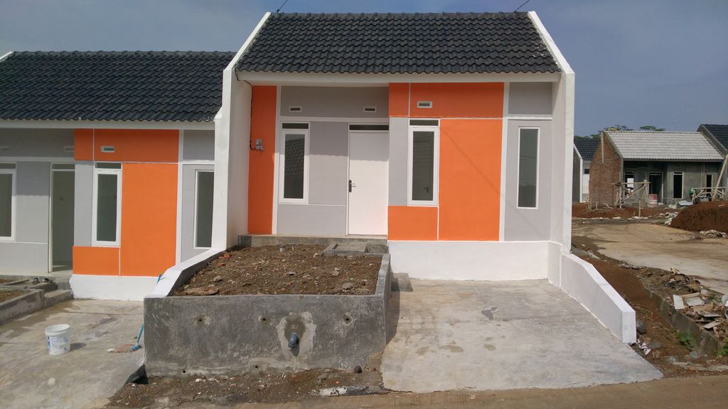 foto tampak rumah tipe 29/60 perumahan PURI DELTA ASRI 9 EXTENTION