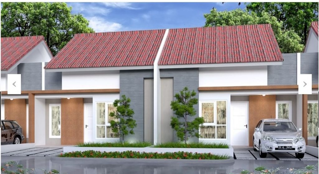 foto tampak rumah tipe MAWAR 2024 perumahan GRIYA ADIKA NARAMA EXT
