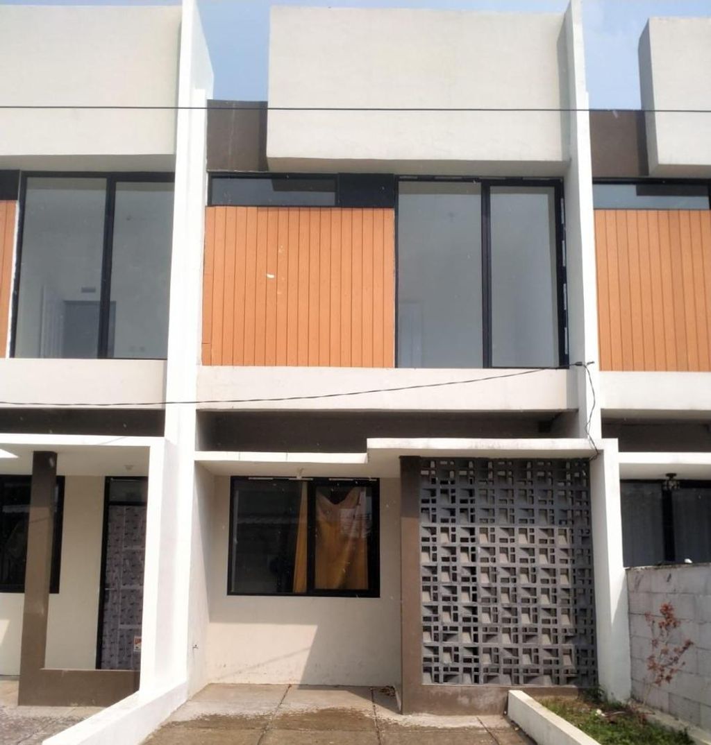 foto tampak rumah tipe 45 Compact (441) perumahan Griya Pataruman Asri 2