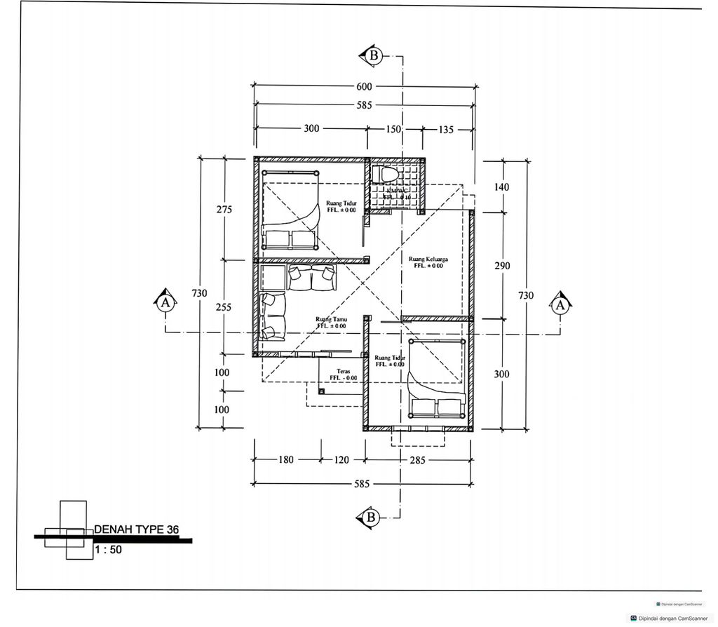 foto tampak rumah tipe 36 HARGA TERBARU perumahan GRIYA MAHA JALAK PUTIH