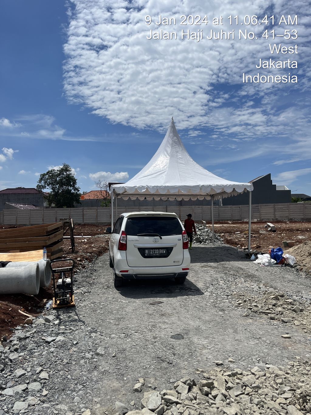 foto posisi tengah perumahan PURINUSA KEMBANGAN