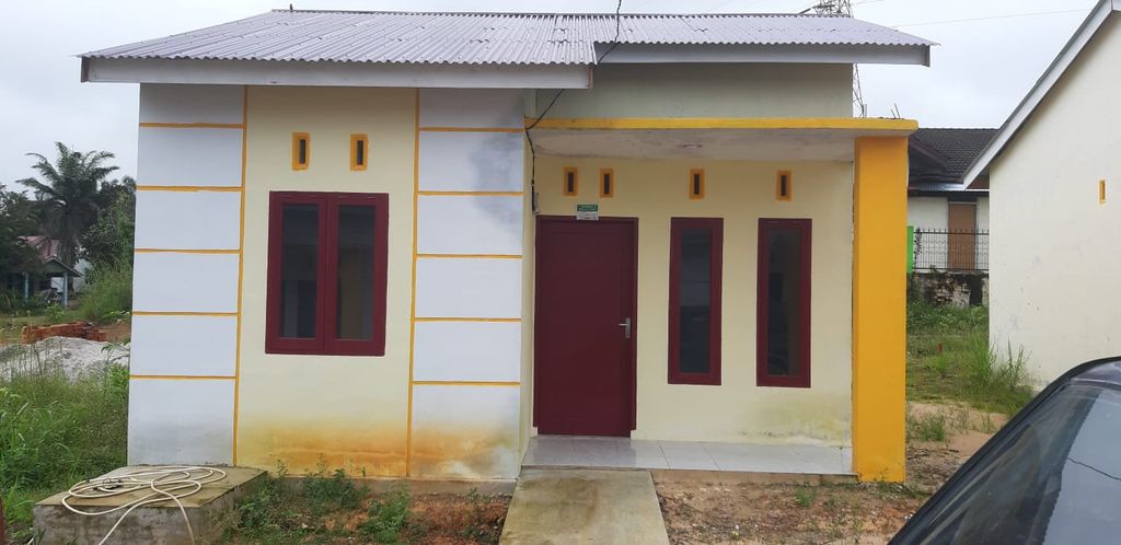 foto tampak rumah tipe 36.B perumahan Griya Hayati Permai VI