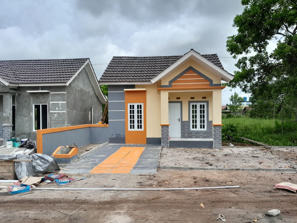foto tampak rumah tipe 36 SUBSIDI perumahan CASADOVA KARANGGAN I