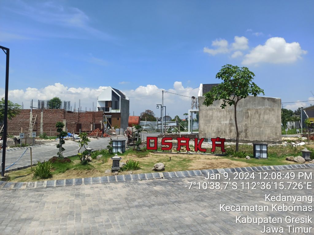 foto posisi tengah perumahan GRHA TAMAN PELANGI 2 CLUSTER OSAKA 2