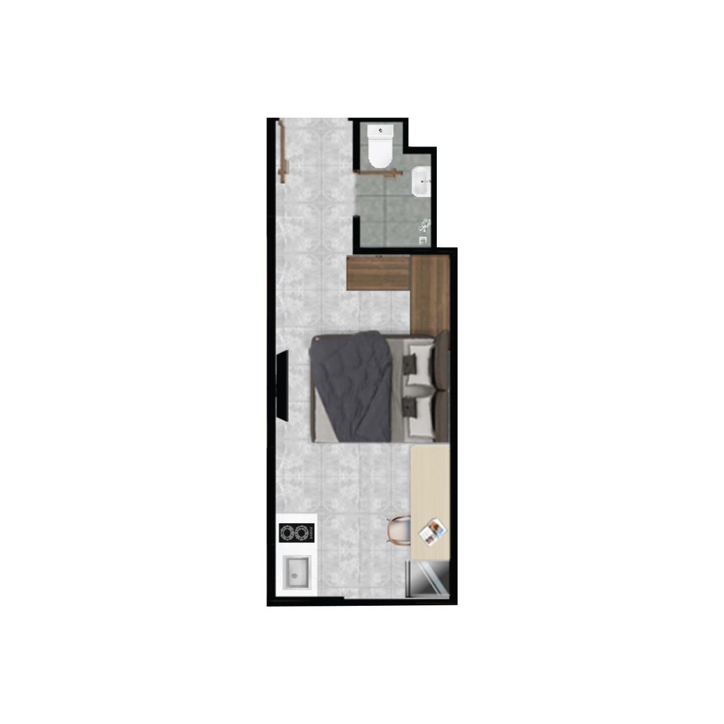foto denah rumah tipe STU-B perumahan Vittoria Residence