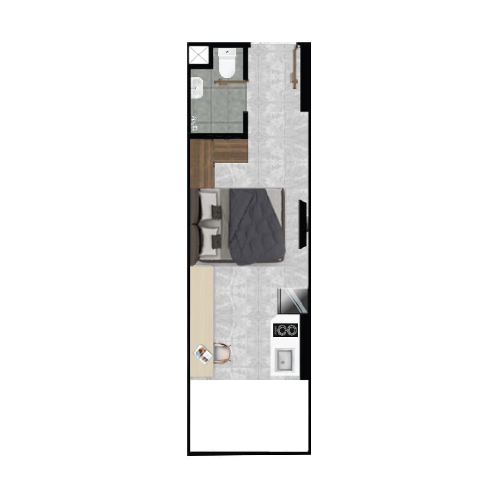 foto denah rumah tipe STU-F perumahan Vittoria Residence