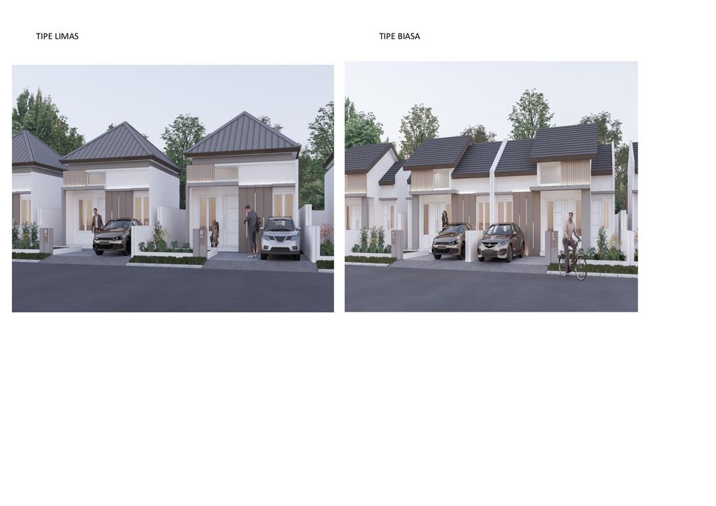 foto tampak rumah tipe 36 (2024) perumahan GRAND ARWANA CLUSTER 1