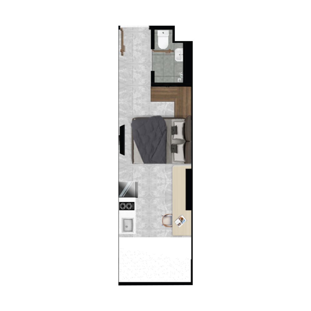 foto denah rumah tipe STU-H perumahan Vittoria Residence