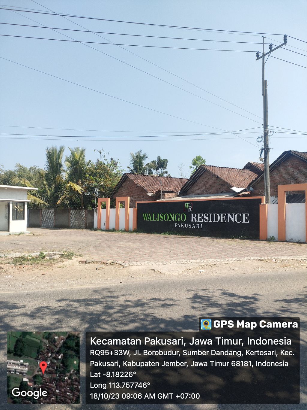foto gerbang perumahan WALISONGO RESIDENCE KERTOSARI