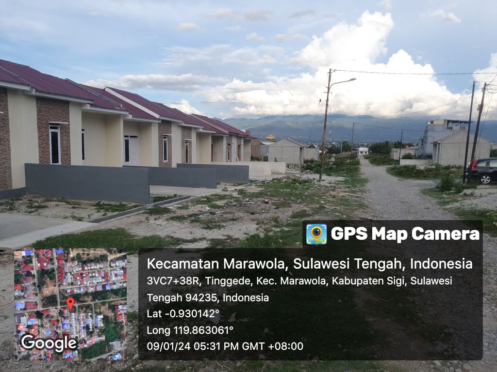 foto gerbang perumahan Tinggede permai blok HH