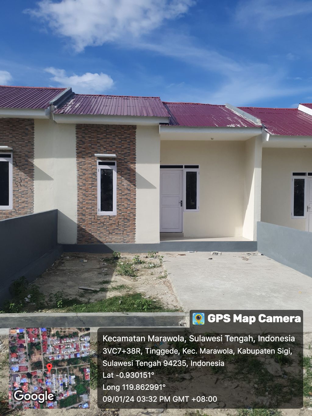 foto contoh rumah perumahan Tinggede permai blok HH