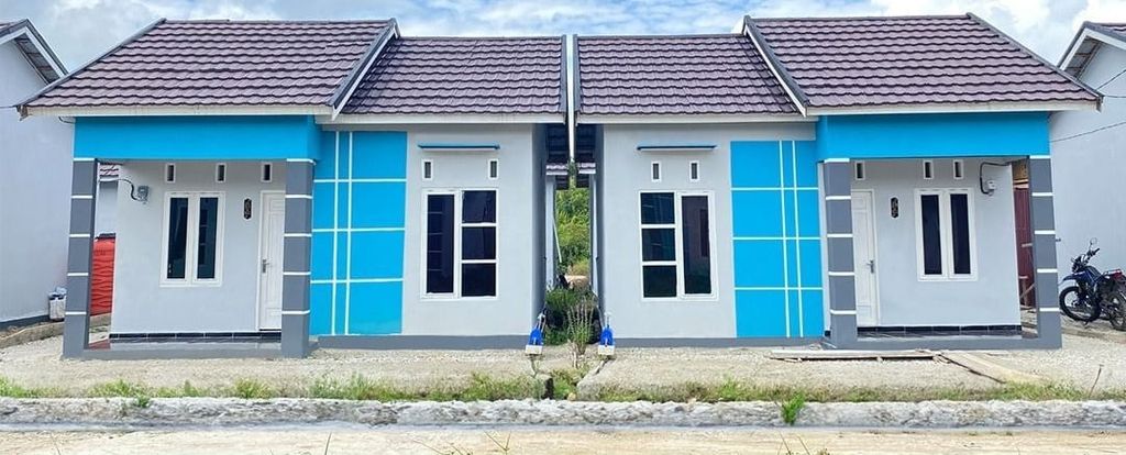 foto tampak rumah tipe 36 perumahan PERUMAHAN PULOU BASAN ASRI 3