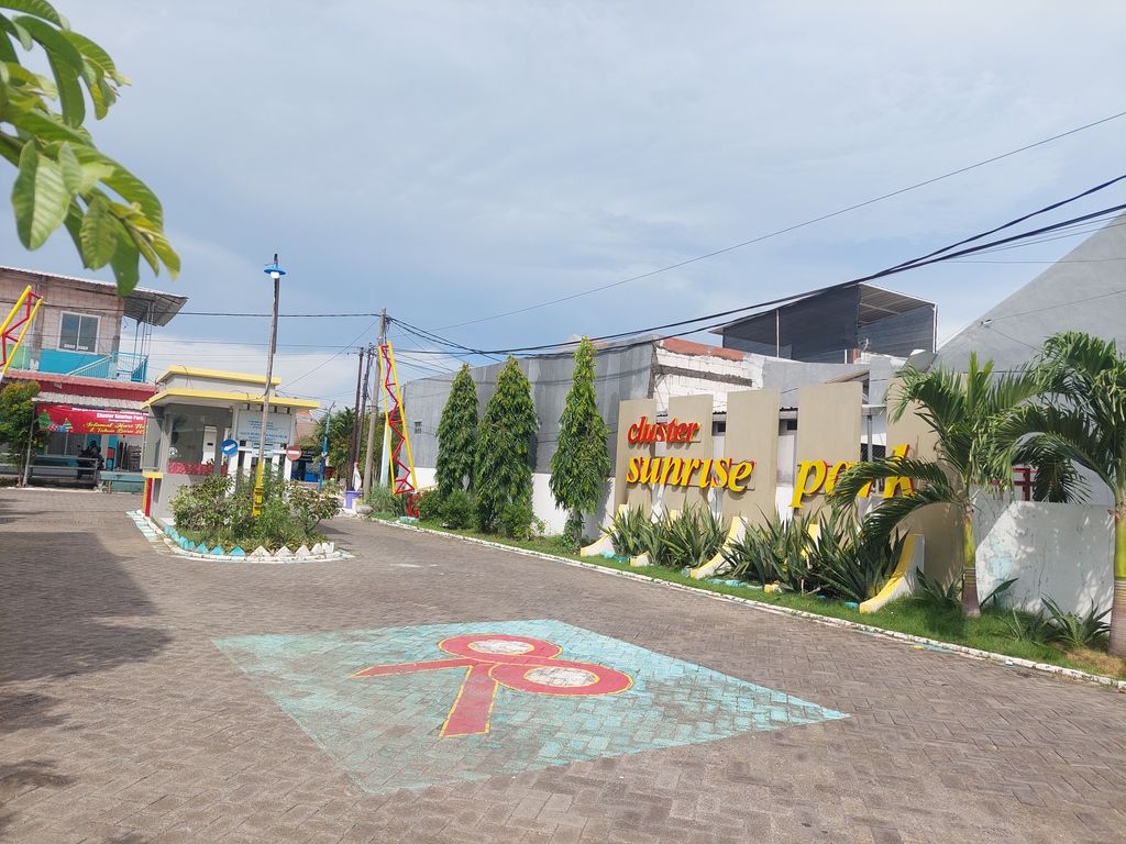 foto posisi tengah perumahan PESONA SARI RESIDENCE