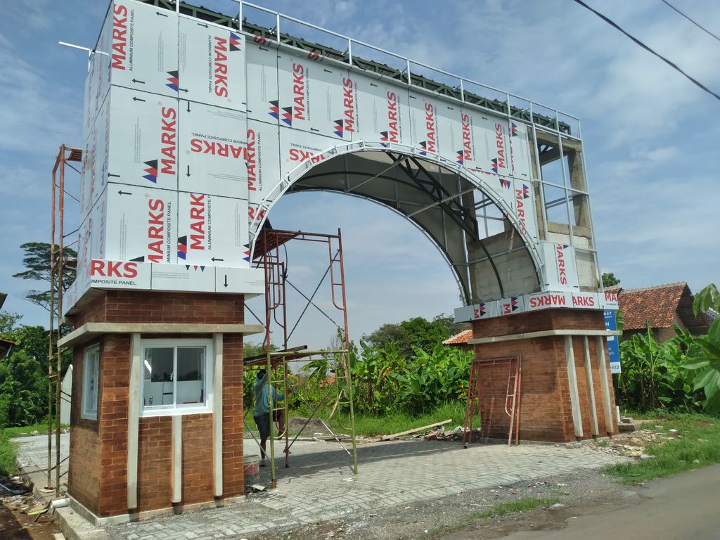 foto gerbang perumahan TRUSMILAND GETASAN