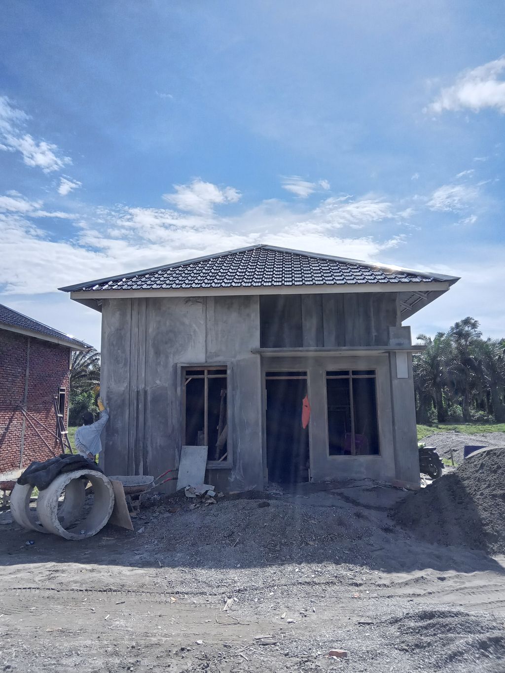 foto contoh rumah perumahan Ran shaqueena Resident