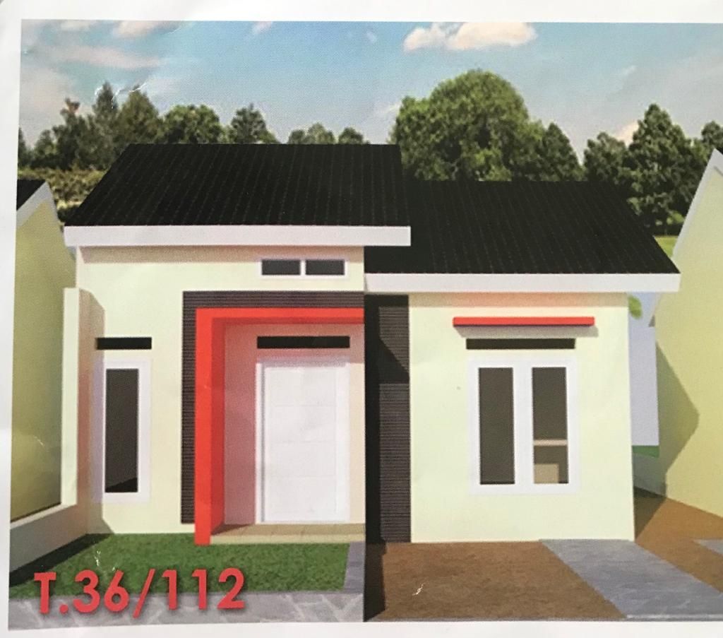 foto tampak rumah tipe 36 perumahan SUTRA GARDENIA