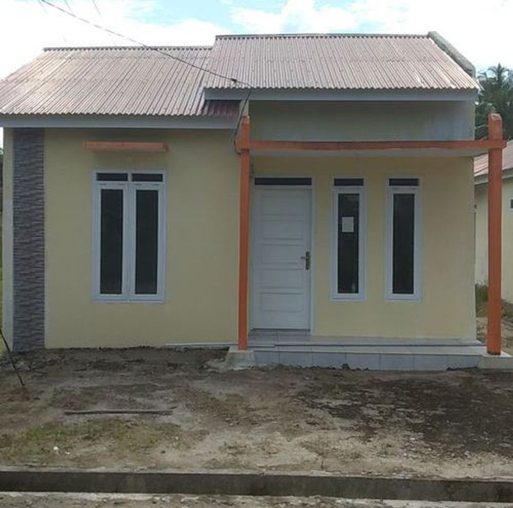 foto tampak rumah tipe RSH 36 Update perumahan GRIYA AMANAH 2