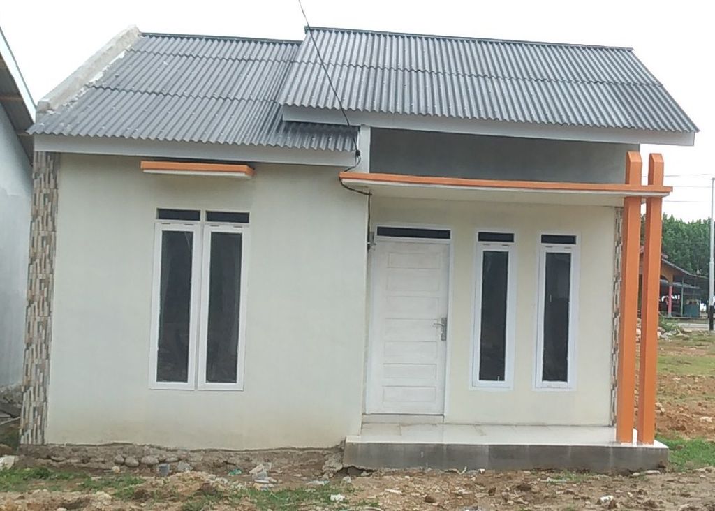 foto tampak rumah tipe RSH 36 Update perumahan GRIYA AMANAH PASIR PUTIH
