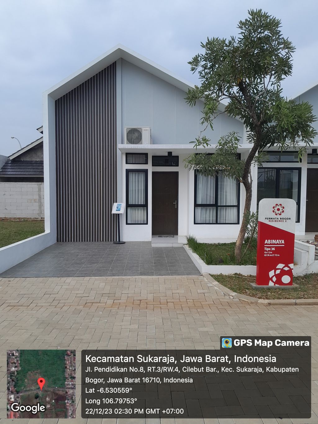 foto contoh rumah perumahan Permata Bogor Residence 2