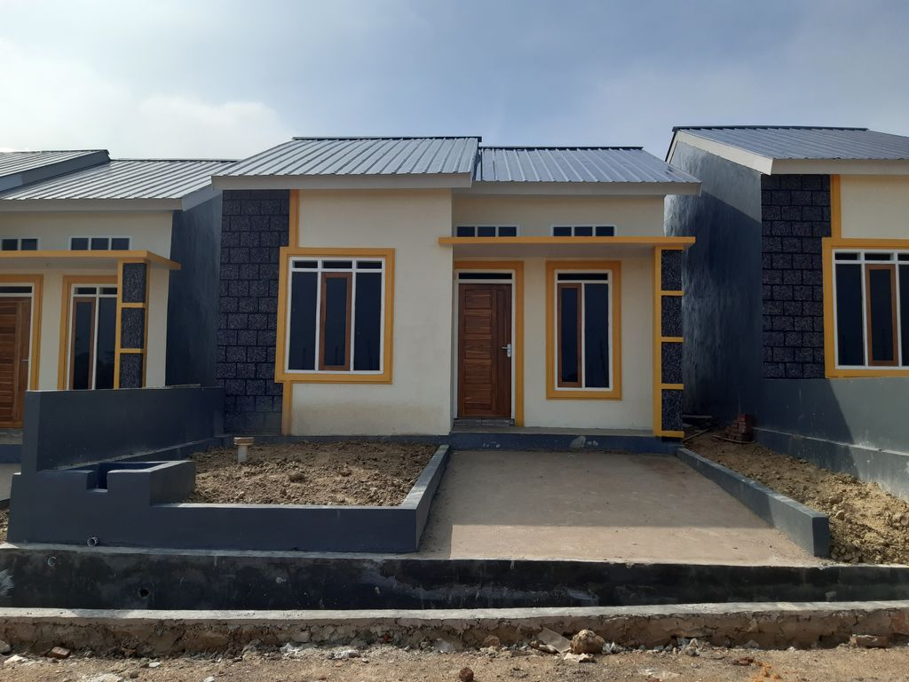 foto tampak rumah tipe 36 perumahan PRIMA CAMPUS SQUARE