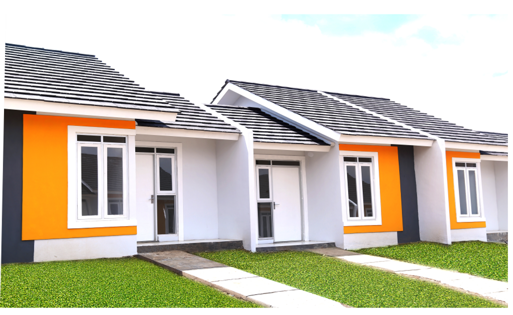 foto tampak rumah tipe 27/60 perumahan BUANA CICALENGKA RAYA 2