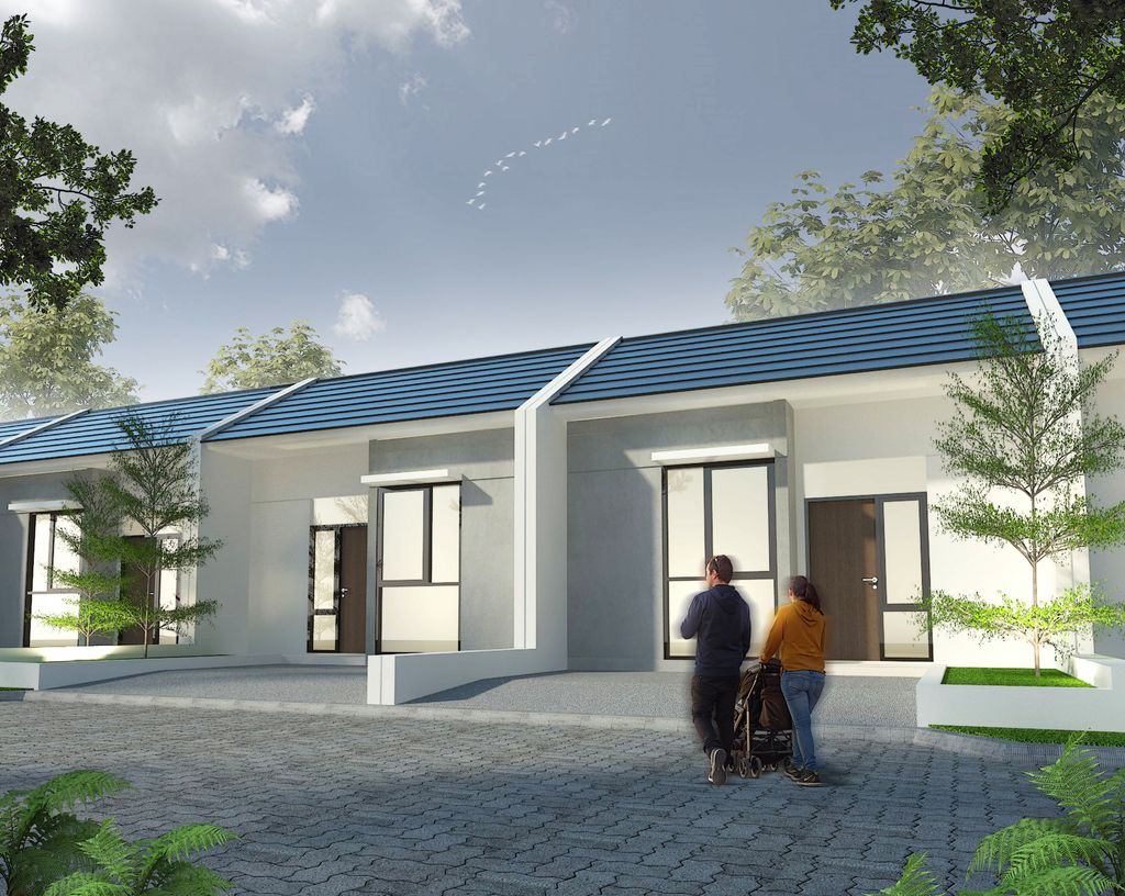 foto tampak rumah tipe 30 (2024) perumahan REMBANGAN HILL RESIDENCE 2