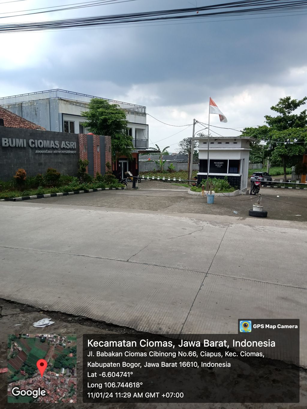 foto gerbang perumahan Perumahan Bumi Ciomas Asri