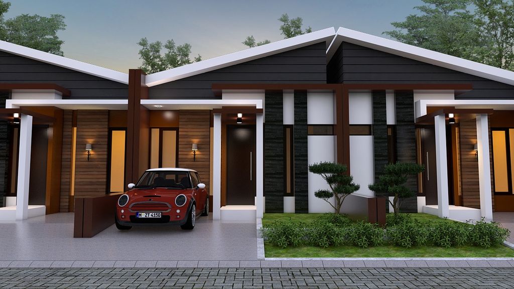 foto tampak rumah tipe 36 perumahan Perumahan Elanor