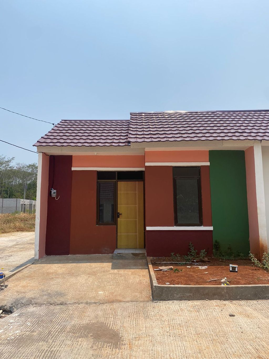 foto tampak rumah tipe 30 Subsidi 2024 perumahan GRIYA SEJAHTERA KECEPAK