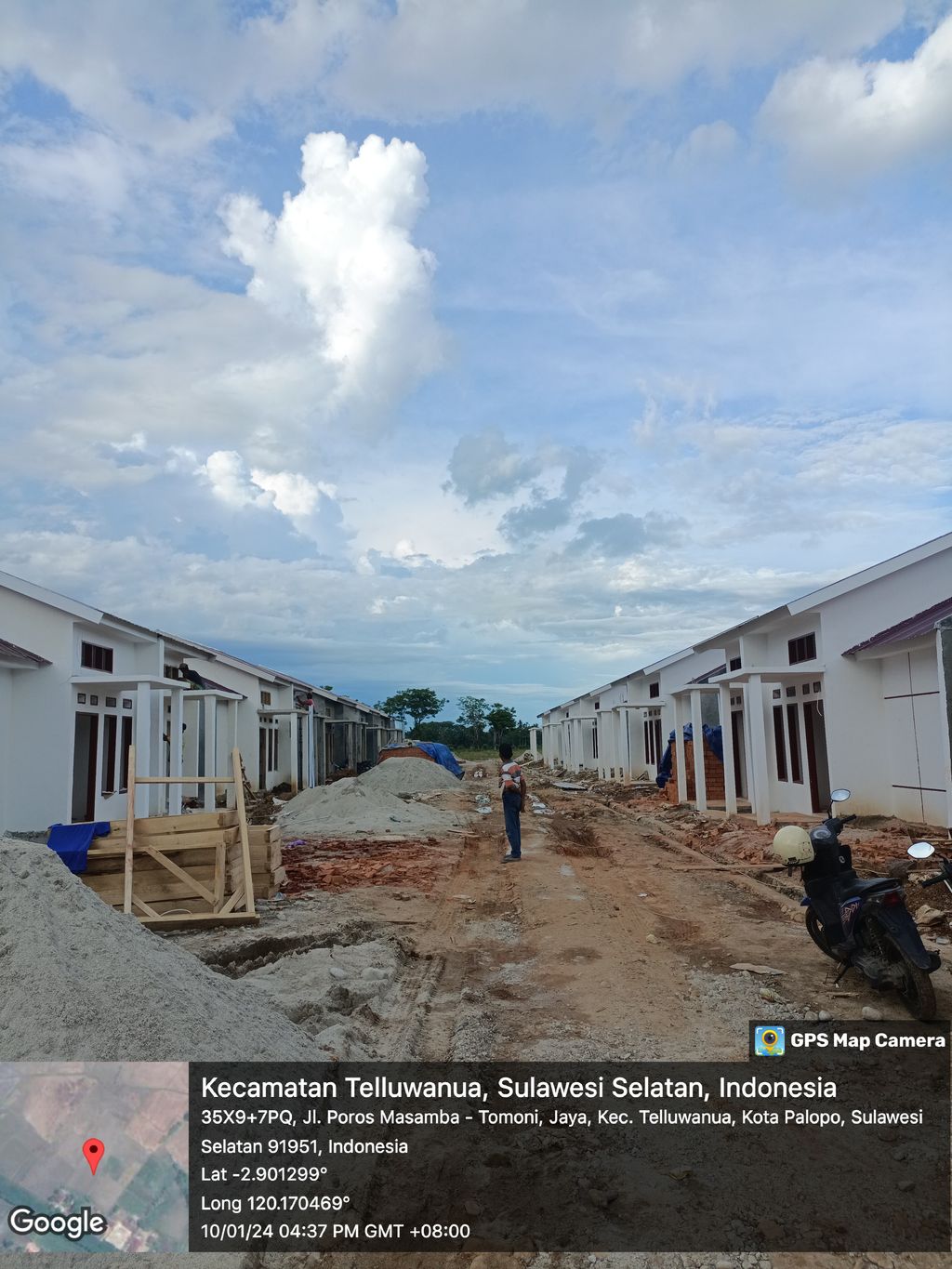 foto posisi tengah perumahan HARMONI TELLUWANUA