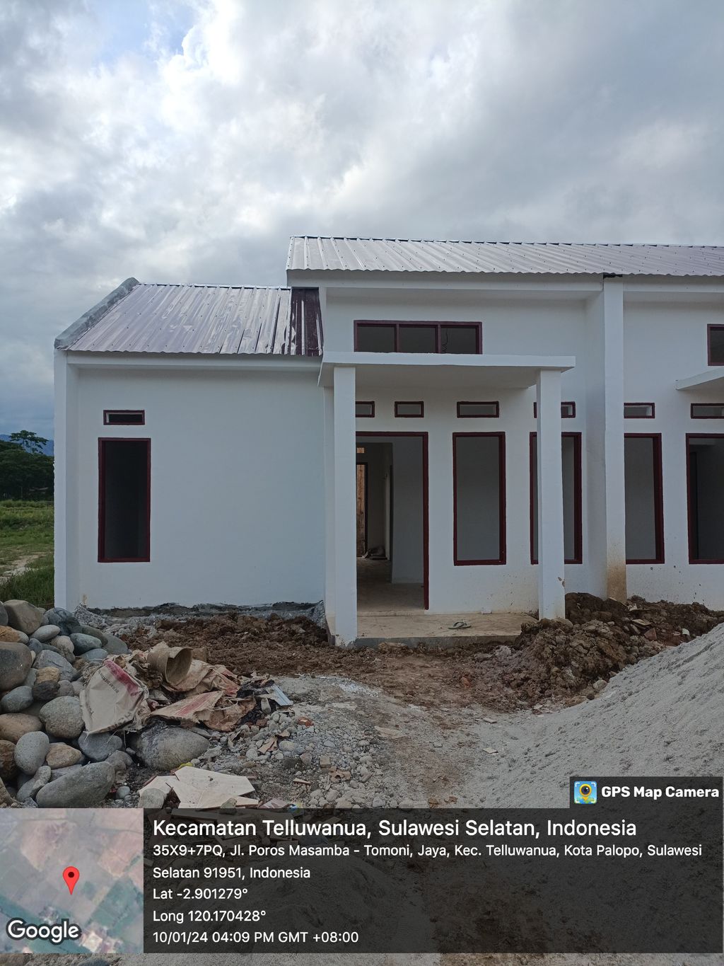 foto contoh rumah perumahan HARMONI TELLUWANUA