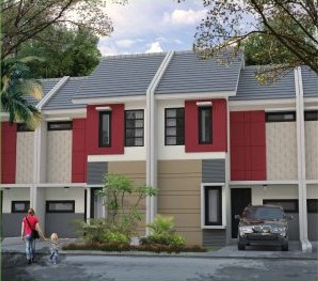 foto tampak rumah tipe Magnolia perumahan Alia Residence