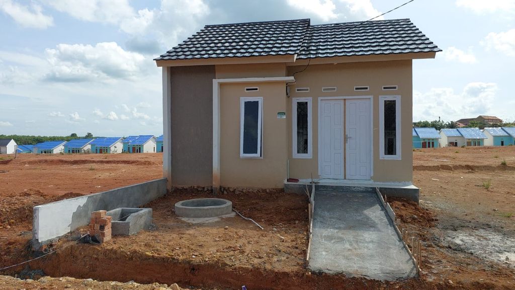 foto tampak rumah tipe 36/87 perumahan PERUMAHAN FAZZA RESIDENCE