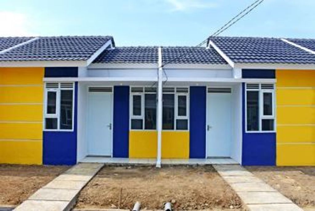 foto tampak rumah tipe Topaz 2024 perumahan PONDOK PERMATA TAHAP 3