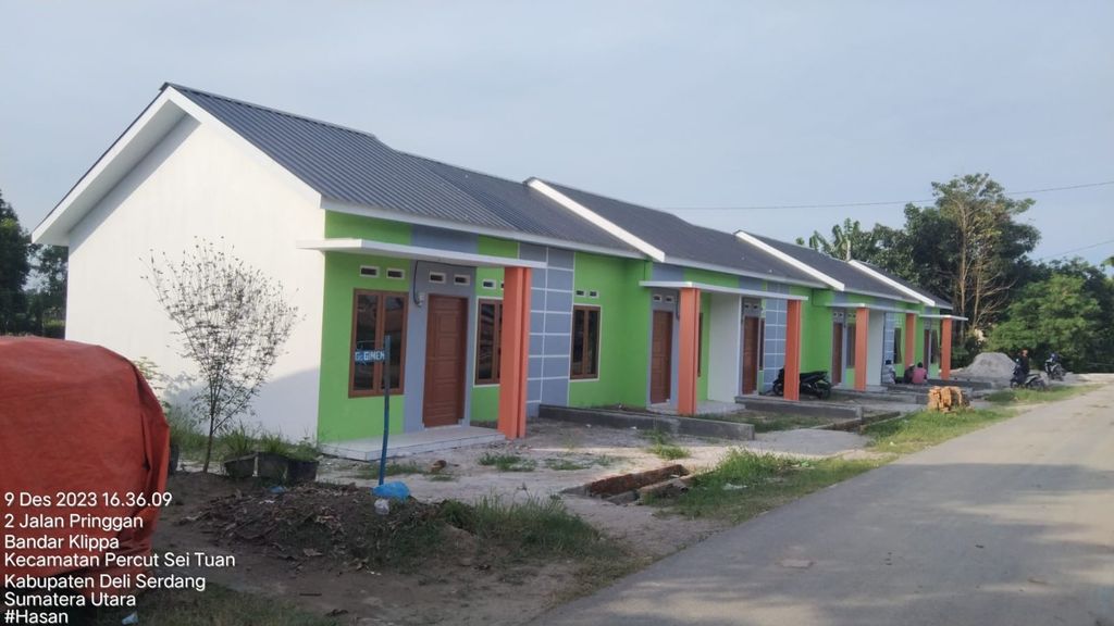 foto posisi tengah perumahan PRINGGAN RESIDENCE