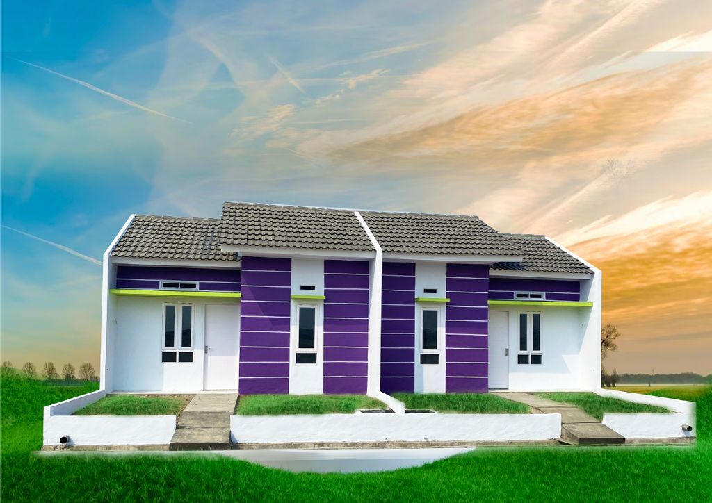 foto tampak rumah tipe Bluebell 2024 perumahan Pondok Permata 2 Bekasi
