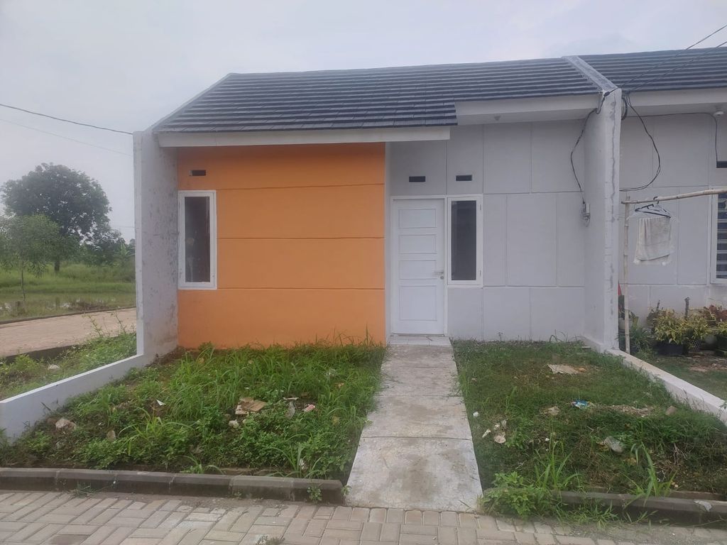 foto tampak rumah tipe 23/77. perumahan Gardenia 2 cileungsi
