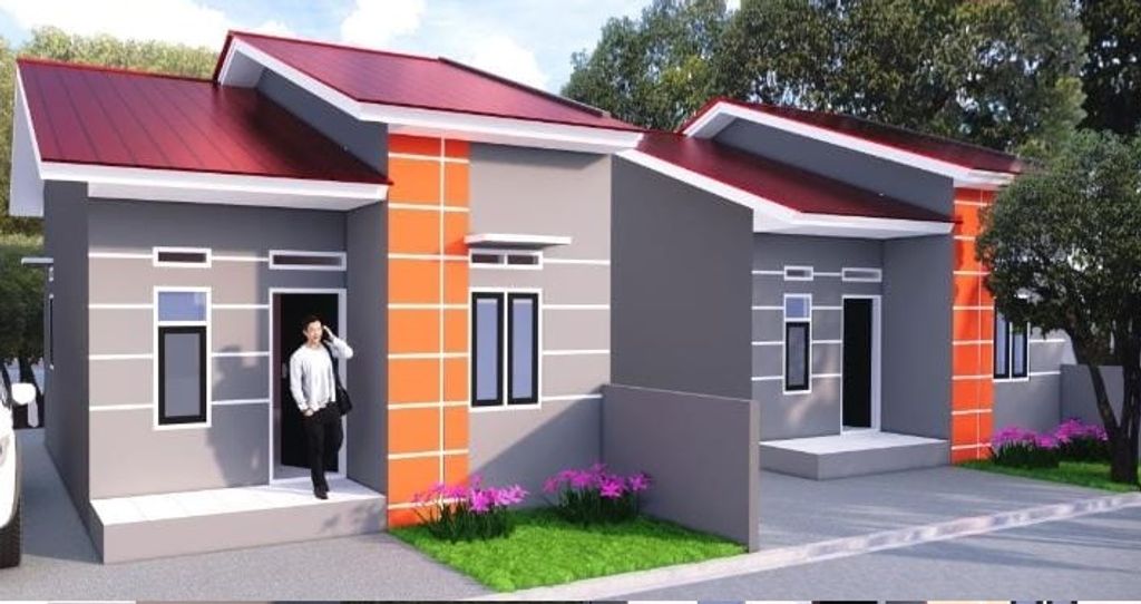 foto tampak rumah tipe 36 - 2024 perumahan PERMATA INDAH 2 TAHAP 3