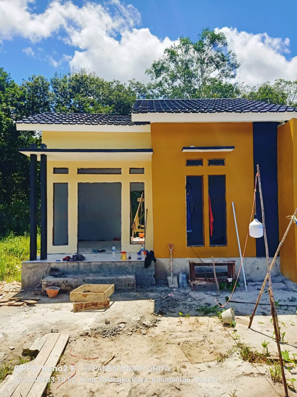 foto tampak rumah tipe 36 perumahan GRIYA PANEN INDAH DINAR