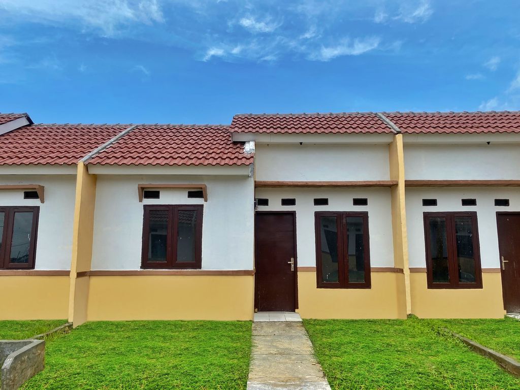 foto tampak rumah tipe 25/60 Tahun 2024 perumahan GRAND VILLAGE SEPATAN