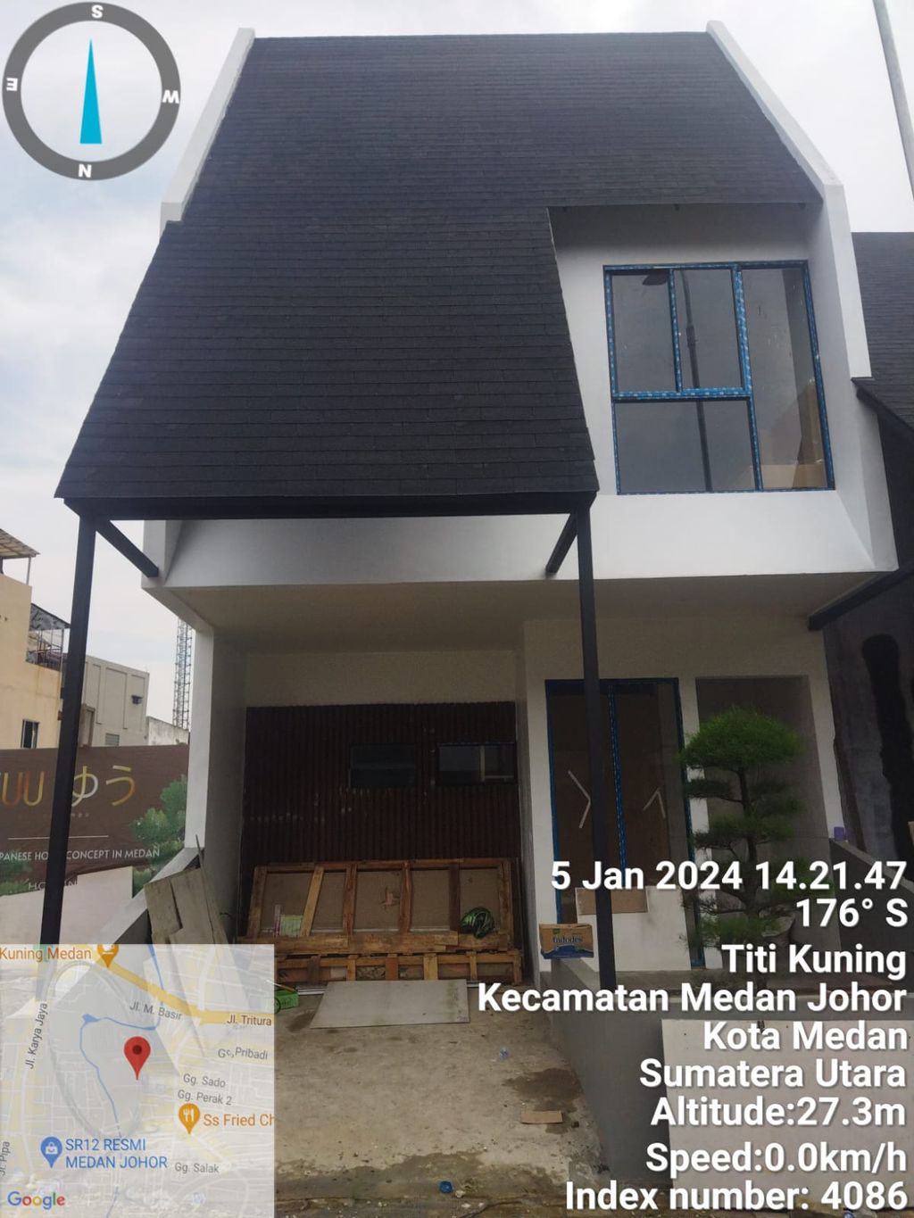 foto tampak rumah tipe 90 perumahan YUU AT CONTEMPO