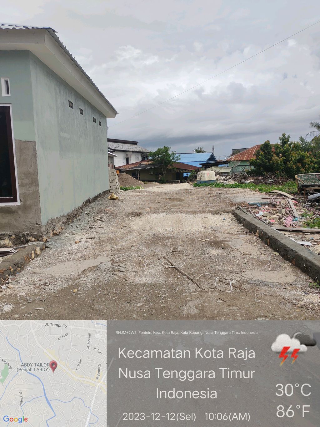 foto gerbang perumahan Fontein Residence