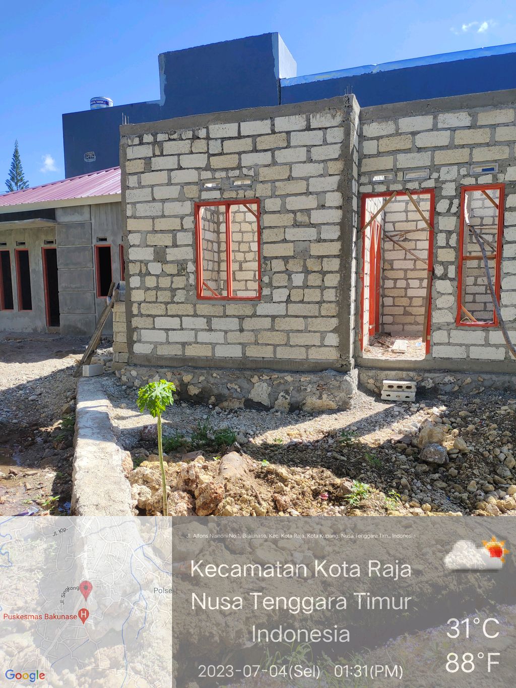 foto contoh rumah perumahan Bakunase Residence