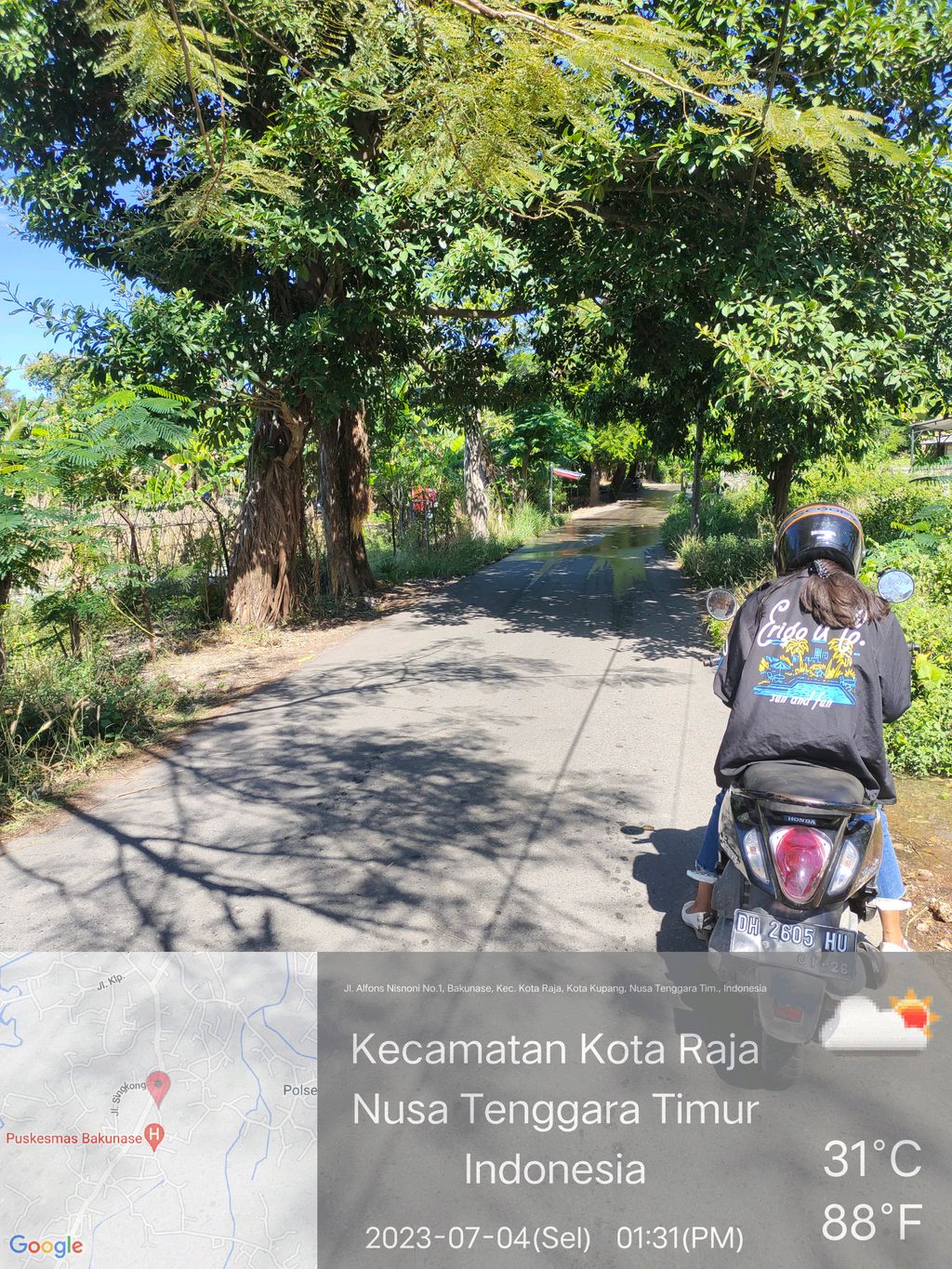 foto gerbang perumahan Bakunase Residence