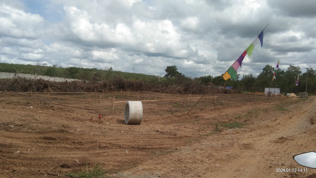 foto posisi tengah perumahan MUTIARA BANGKAL PERMAI