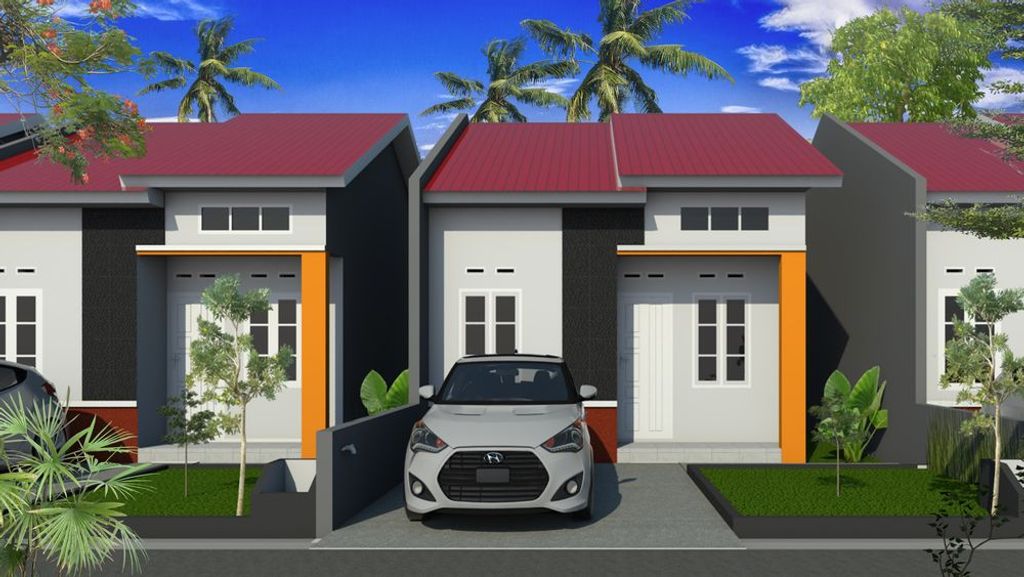 foto tampak rumah tipe 36 Subsidii perumahan TUNGGALA STREET MANSION
