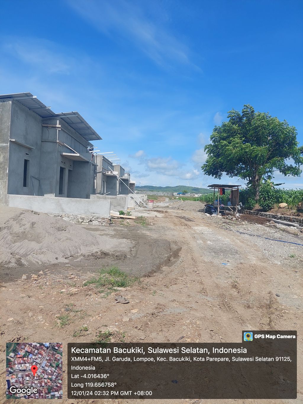 foto posisi tengah perumahan Pamulang Town Hills