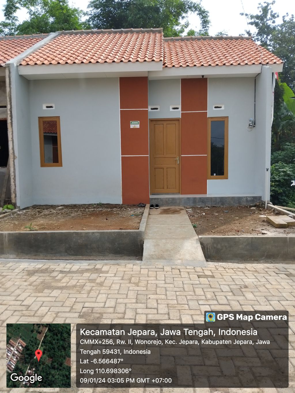 foto tampak rumah tipe 30/60 perumahan PERUMAHAN CITRA MUTIARA WONOREJO