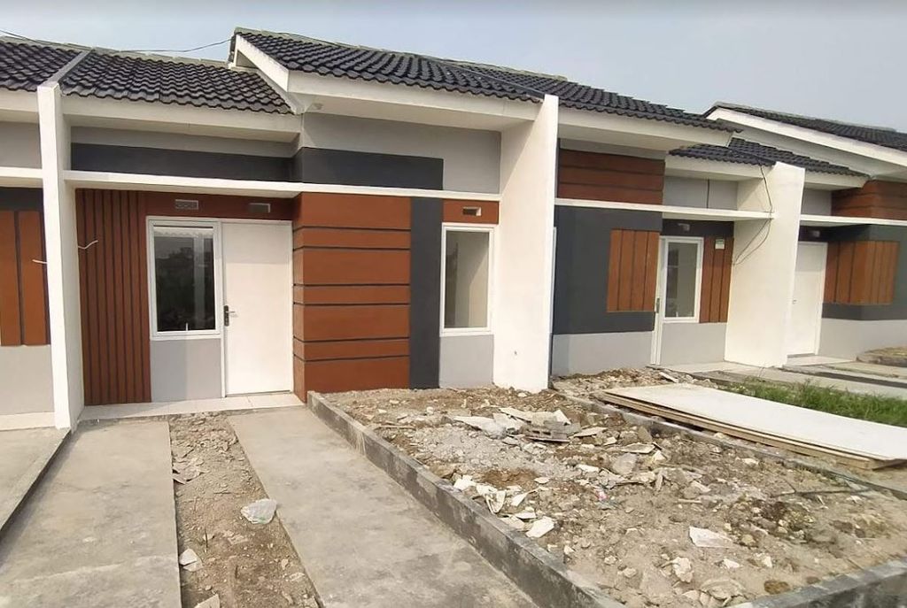 foto tampak rumah tipe 2024 perumahan Permata Harmoni Karawang