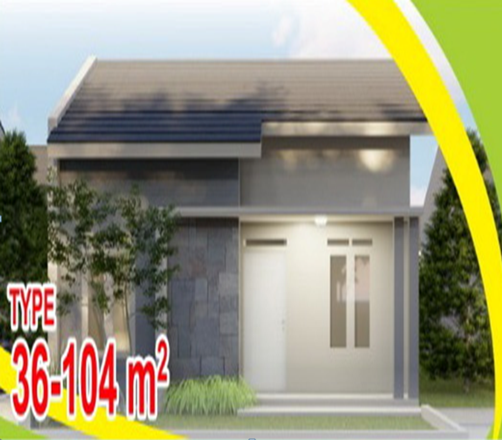 foto tampak rumah tipe 36 perumahan ERLAN REGENCY